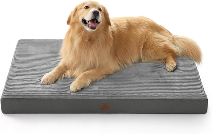 Bedsure XXL Dog Bed for Crate - Extra Large Orthopedic Pet Beds with Removable Machine Washable