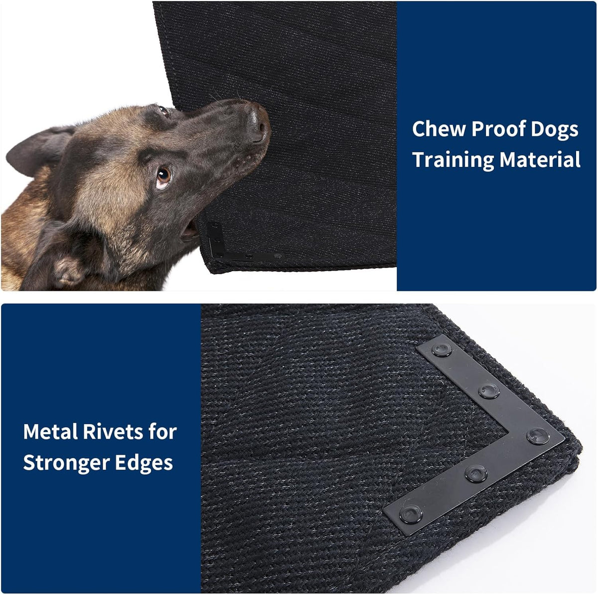 BALAPET Durable Chew Proof Dog Bed with Metal Rivet Corner for Large Dogs, Stable Kennel Pad Mat