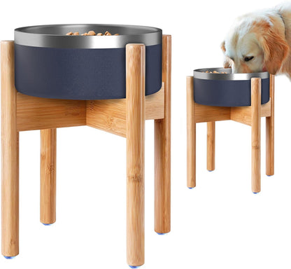 Dog Bowl Stand for Large Dogs - Raises Feeders and Bowls to 12-inch High, Expandable Sideways