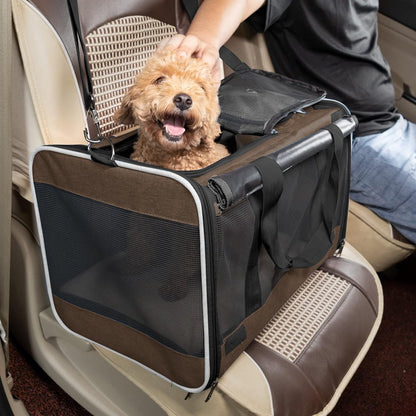 Pet Carrier for Large Cat Soft-Sided Animal Traveling Bag for Medium Cat up to 20lbs / Washable