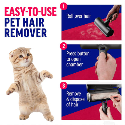 ChomChom Roller Pet Hair Remover and Reusable Lint Roller - Cat and Dog Hair Remover for Furniture