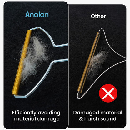 3 in 1 Analan Cat Brush Pet Hair Remover for Dog & Cat, Self-Cleaning Slicker Brush for Pet