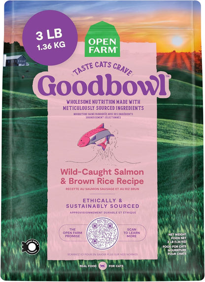 Open Farm Goodbowl, Protein Rich Dry Cat Food Made from Meticulously Sourced Simple Ingredients