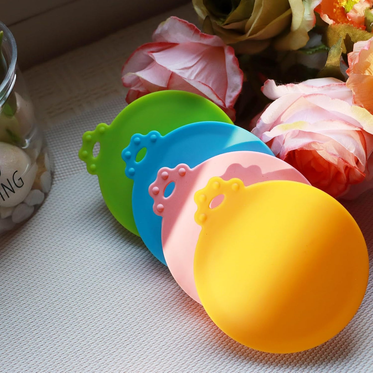 Food Can covers | 6 Pack Silicone Can Lids for Dog and Cat Food | Universal BPA Free | One Can Cap