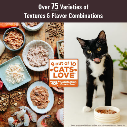 Wellness CORE Tiny Tasters Pate Adult Wet Cat Food, Natural, Protein-Rich, Grain Free, 1.75 Ounce