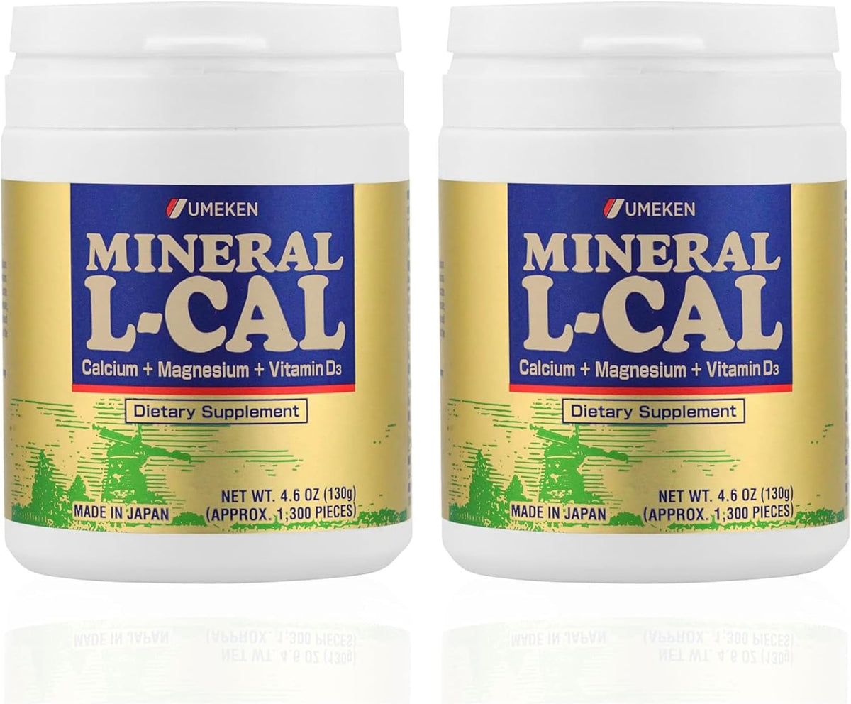Mineral L-Cal Calcium with Vitamin D3, 4 Month Supply, Water Soluble Ball Format with Magnesium &