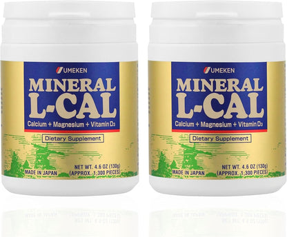 Mineral L-Cal Calcium with Vitamin D3, 4 Month Supply, Water Soluble Ball Format with Magnesium &
