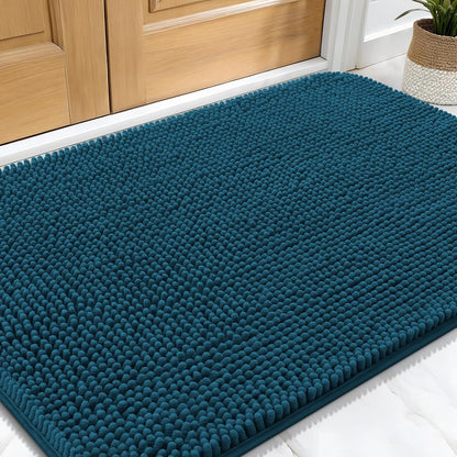 OLANLY Dog Door Mat for Muddy Paws 30x20, Absorbs Moisture and Dirt, Absorbent Non-Slip Washable