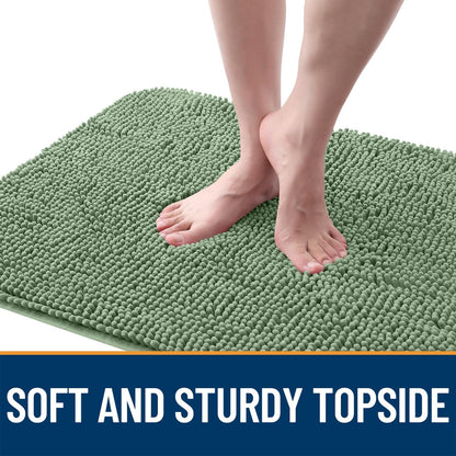 OLANLY Dog Door Mat for Muddy Paws 47x20, Absorbs Moisture and Dirt, Absorbent Non-Slip Washable