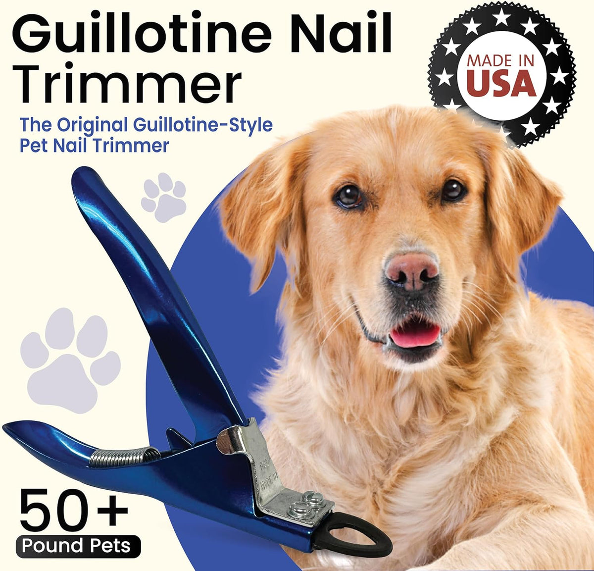 Resco Original Deluxe Dog, Cat, and Pet Nail/Claw Clippers. Best USA-Made Trimmer, More Colors &