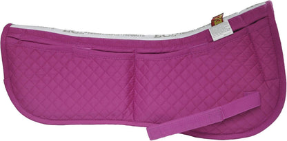 ECP Equine Comfort Products Adjustable Shock Absorbing Memory Foam Half Saddle Pad, Injury