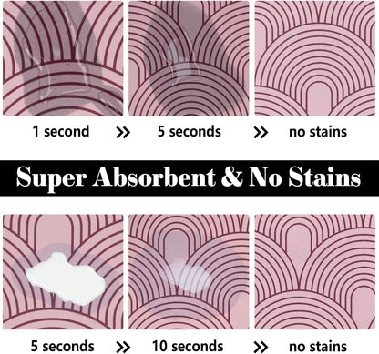 Dog Food Mats for Floors Absorbent, Pet Cat Food Mat - Quick Dry Dog Bowl Mats for Food and Water