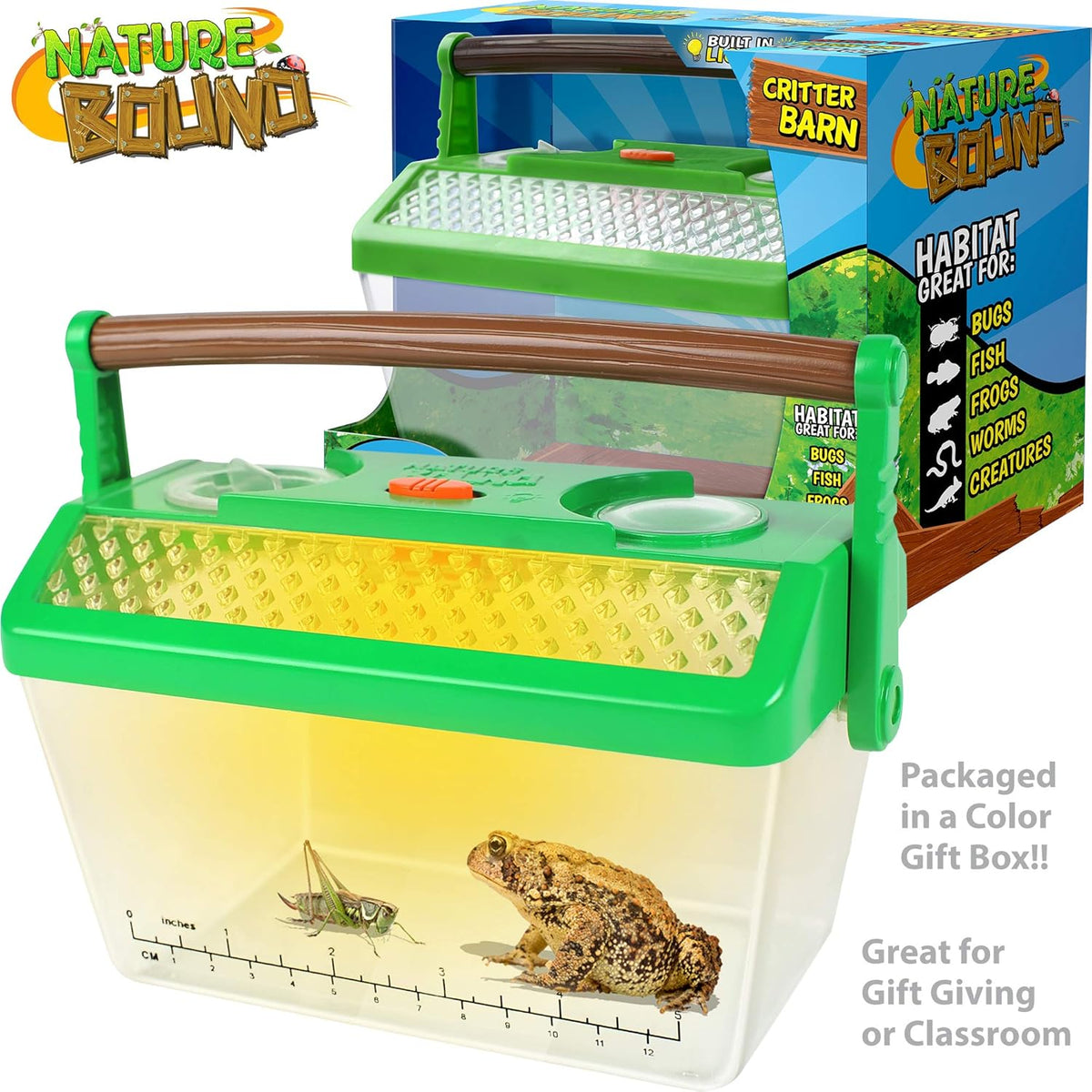 Nature Bound Bug Catcher Critter Barn Habitat | Bug Catcher Kit for Kids | Outdoor Nature