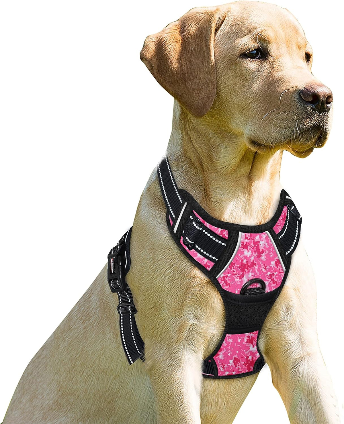 BARKBAY No Pull Dog Harness Front Clip Heavy Duty Reflective Easy Control Handle for Large Dog