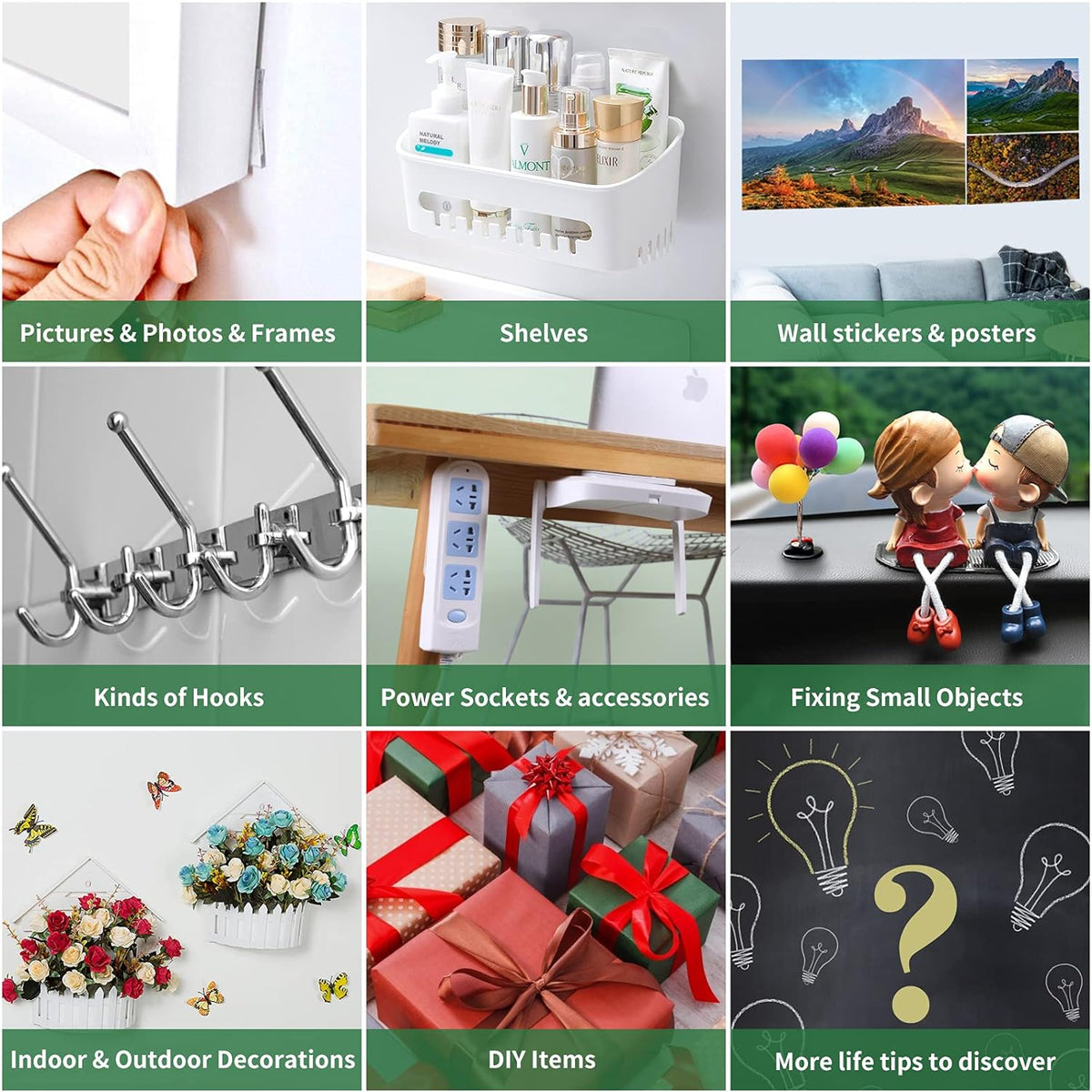 EZlifego Double Sided Tape Heavy Duty, Nano Double Sided Adhesive Tape, Clear Mounting Tape Picture