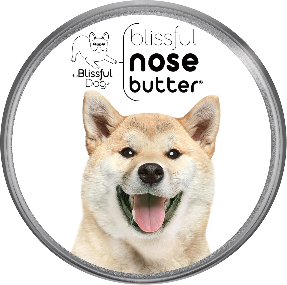 The Blissful Dog Shiba Inu Nose Butter for Dry, Cracked Skin, Lick-Safe Dog Nose Balm with