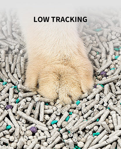 PETKIT Mixed Cat Litter Fast Clumping,Flushable,Ultra Absorbent, 100% Natural Ingredients