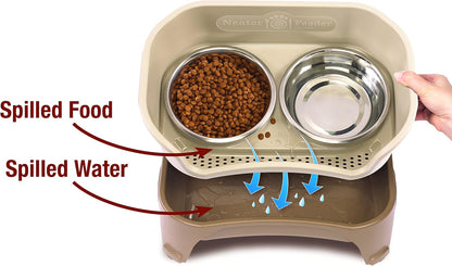 Neater Feeder Express Mess Proof Dog Bowls Elevated for Medium to Large Sized Breed, No Spill
