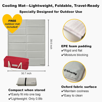 Dog Tent Cotton Fabric, Aluminum Poles and Camping Mat, Outdoor Weatherproof, Dog House Outdoor