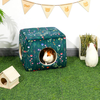Bienbee Guinea Pig Hideout, Washable Guinea Pigs House Cozy Guinea Pigs Bed for Small Pet
