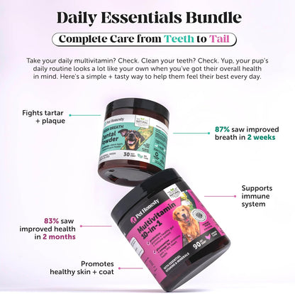 Multivitamin Dog Supplement, Glucosamine chondroitin for Dogs, Probiotics, Omega Fish Oil, Dog