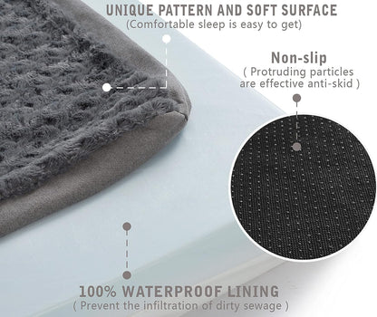 Orthopedic Memory Foam Dog Bed, Cooling Dog Beds for Extra Large Dogs -Waterproof Pet Bed for Crate