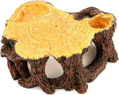 Reptile Hide Cave, Naturalistic Terrarium Décor, Safe Hideout for Ball Pythons, Bearded Dragons