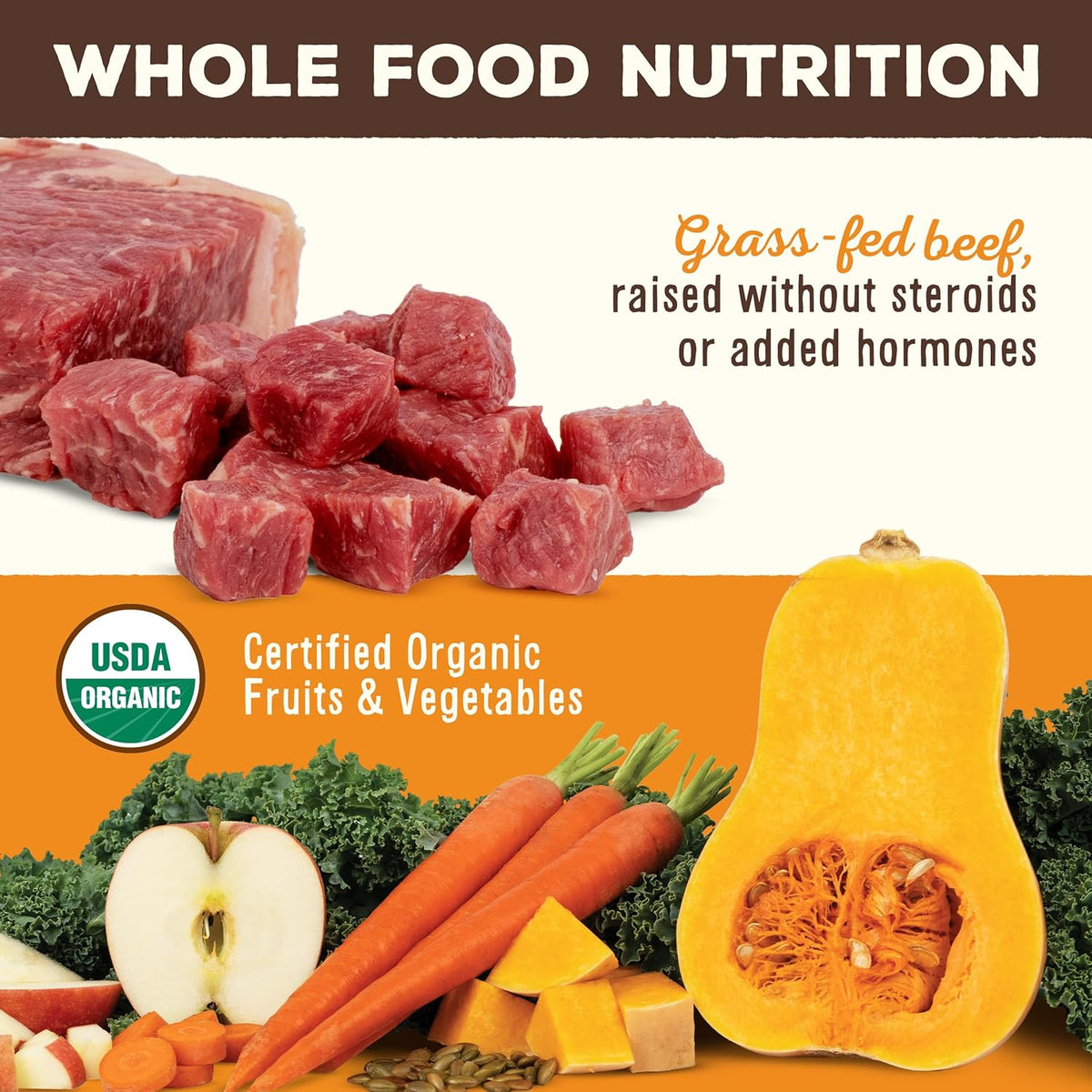 Primal Freeze Dried Raw Dog Food Nuggets, Beef, Complete & Balanced Meal, Also Use as Topper or