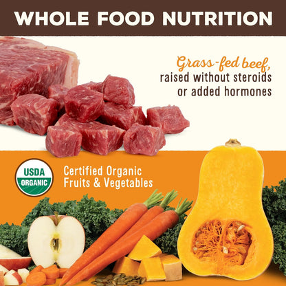 Primal Freeze Dried Raw Dog Food Nuggets, Beef, Complete & Balanced Meal, Also Use as Topper or
