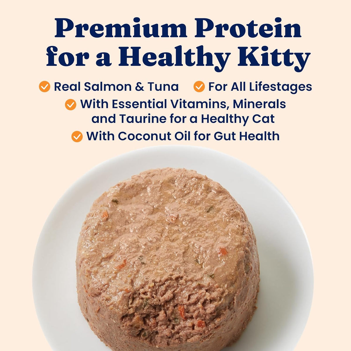 Solid Gold Tropical Blendz Salmon Pate in Coconut Oil - Nutrient-Rich Wet Cat Food for All Life