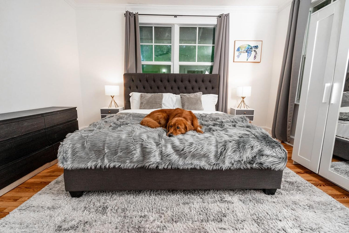 PupProtector Waterproof Throw Blanket for Dogs and Cats, Pet Blanket Cover for Couches, Sofas