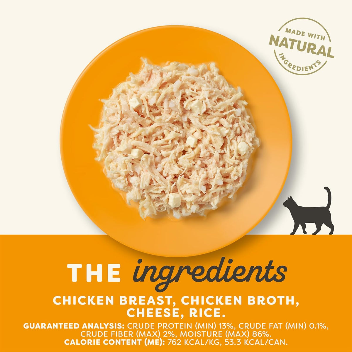 Applaws Wet Cat Food, 24 Count, Limited Ingredient Canned Wet Cat Food, Chicken Breast with Cheese