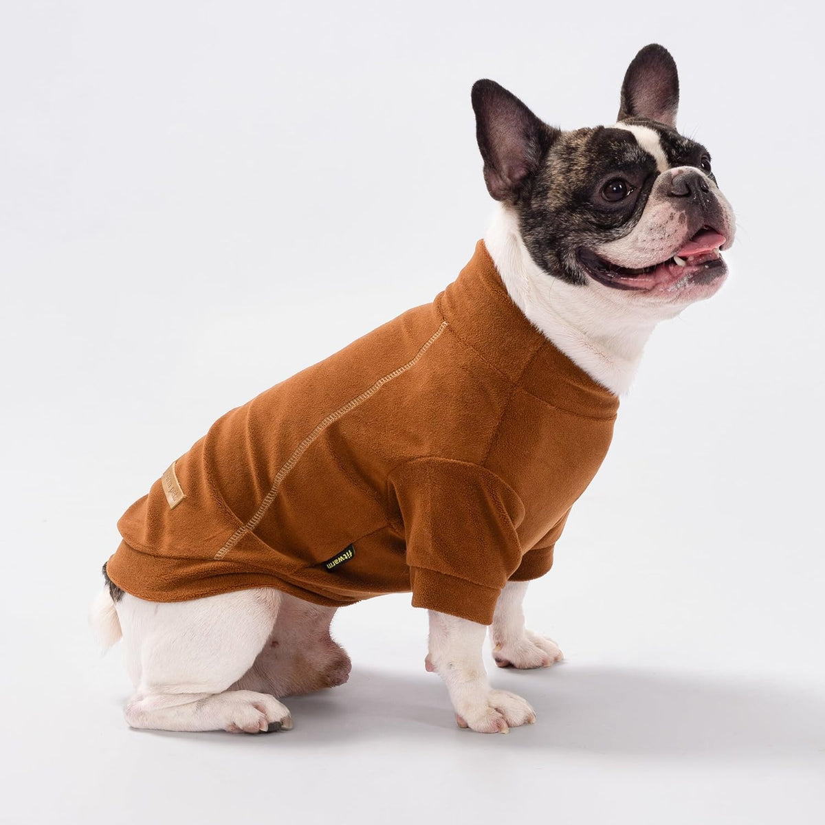Fitwarm 3 Pack Classic Fleece Dog Sweater, Turtleneck Dog Sweatshirt, Winter Clothes for Small Dogs