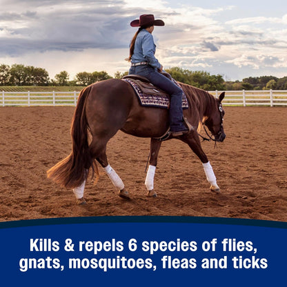 Farnam Repel-X Ready-To-Use Fly Spray, Insecticide And Repellent For Horses And Dogs, 32 Fluid