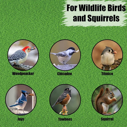Wildlife in-Shell Peanuts, 25 lbs for Birds, Squirrels, and Wildlife. USA Grown Non-GMO, Organic