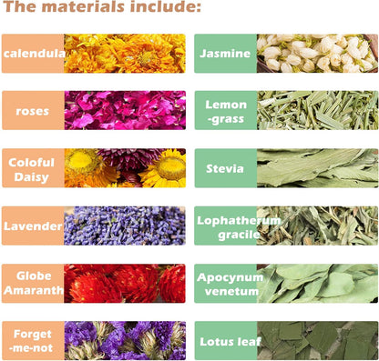 Natural Ear of Grain Flower&Herb Bedding Mate Habitat Decor, Adding Fun Hamster Accessories for
