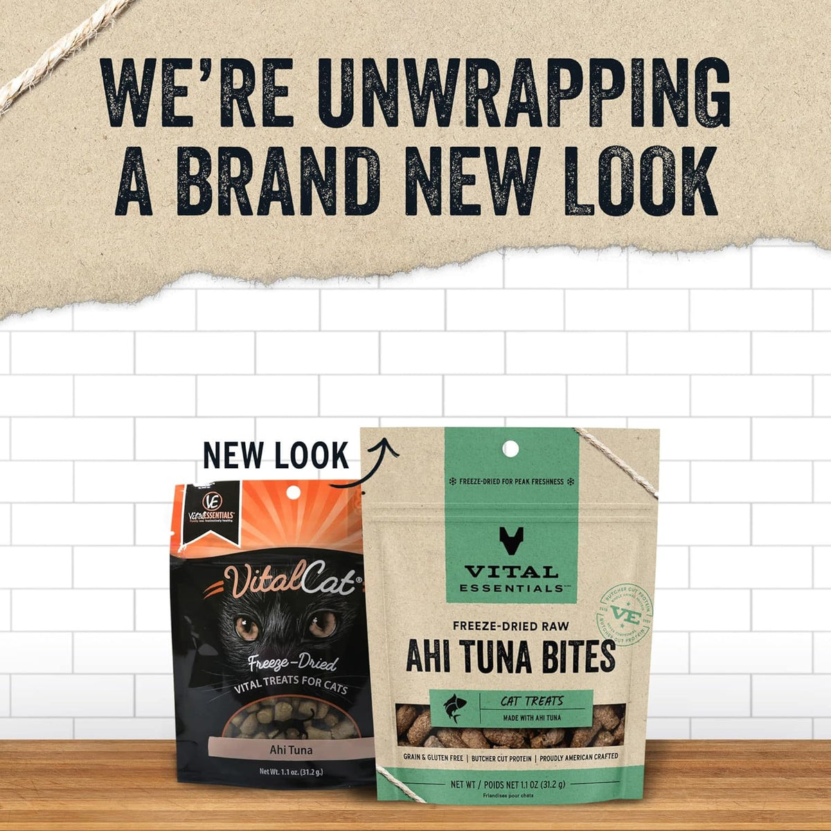 Vital Essentials Ahi Tuna Bites Cat Treats, 1.1 oz | Freeze-Dried Raw | Single Protein | Grain