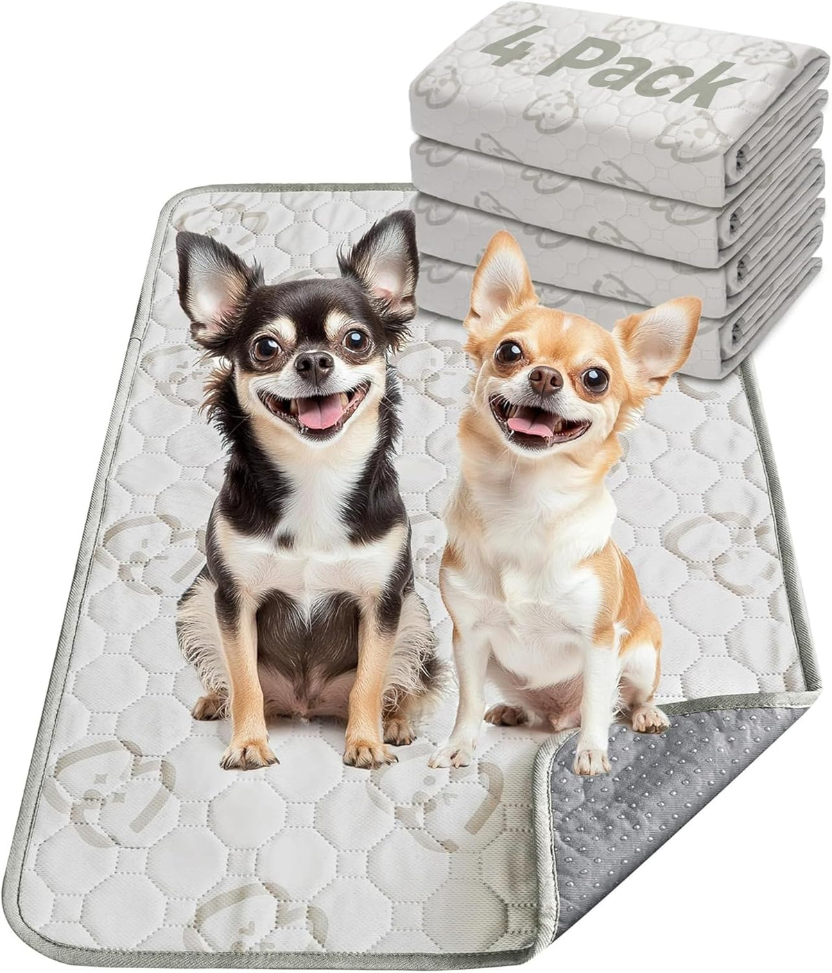 FXW Washable Pee Pads for Dogs, Puppy Pads with Super Absorbent, Specifically Designed for 18inch