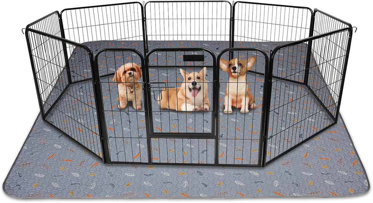 Sunheir Washable Pee Pads for Dogs 72"x72", Extra Large Reusable Puppy Pads Pet Training Pads for