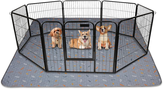 Sunheir Washable Pee Pads for Dogs 72"x72", Extra Large Reusable Puppy Pads Pet Training Pads for