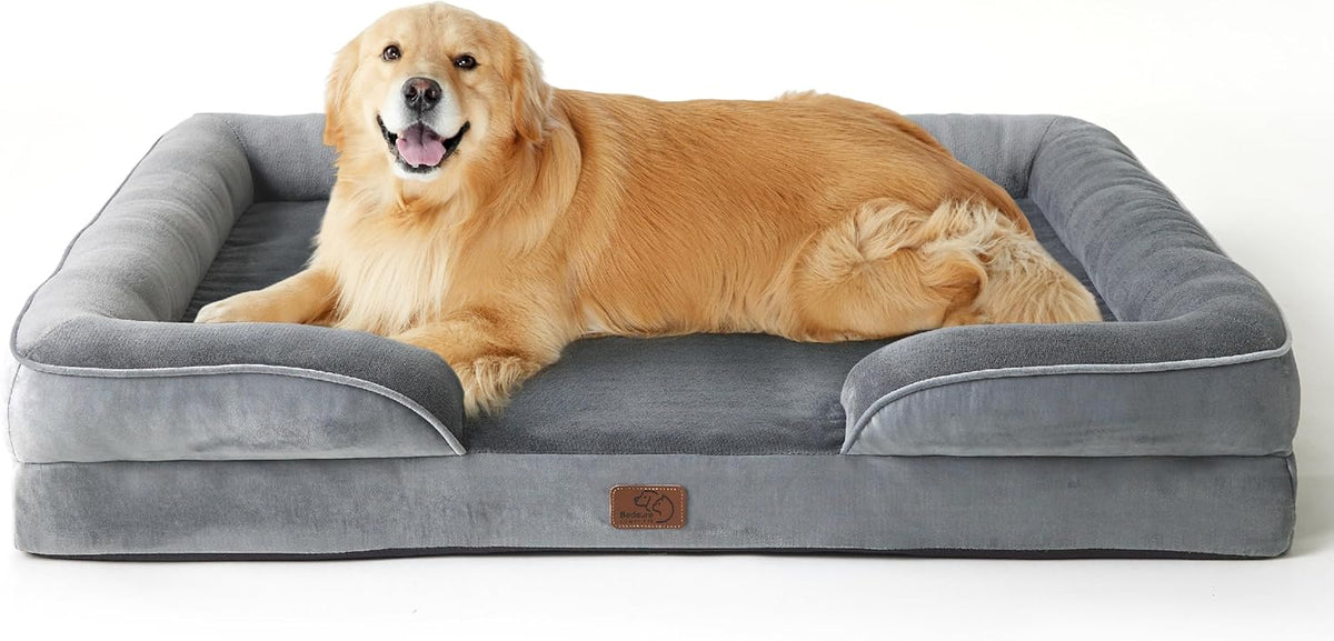 Bedsure XL Plus Orthopedic Dog Bed for Extra Large Dogs - Washable XLarge Dog Cat Bed Waterproof