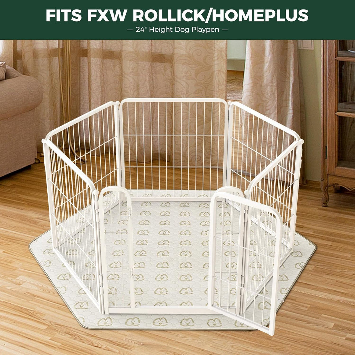 FXW Washable Pee Pads for Dogs, Puppy Pads with Super Absorbent, Specifically Designed for FXW