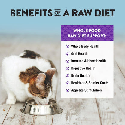 Northwest Naturals Freeze-Dried Whitefish Cat & Kitten Food – Bite-Sized Nibbles, Healthy, Limited