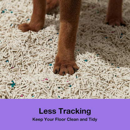 VETRESKA Tofu Cat Litter,Natural Kitty Litter Strong Clumping Flushable Cat Litter Pellets Ultra
