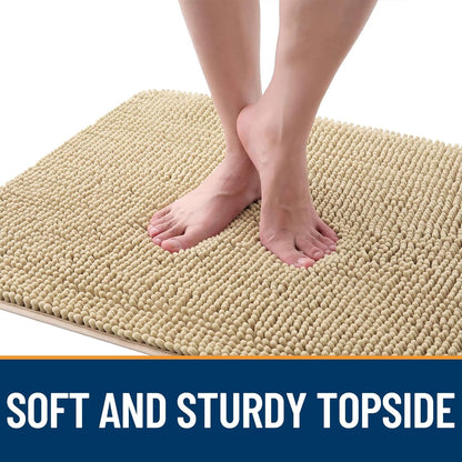 OLANLY Dog Door Mat for Muddy Paws 36x24, Absorbs Moisture and Dirt, Absorbent Non-Slip Washable