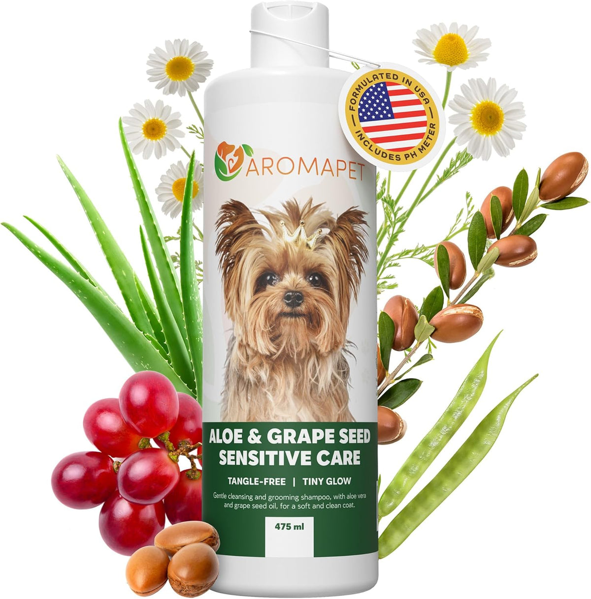 Sensitive Care -Tangle-Free-Silky Shine Softening and detangling Shampoo, Delicate Coat Clean &