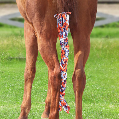 Harrison Howard 3 Tube Stretchy Fabrics Adjustable Closure Lightweight Horse Tail Bag for Horses
