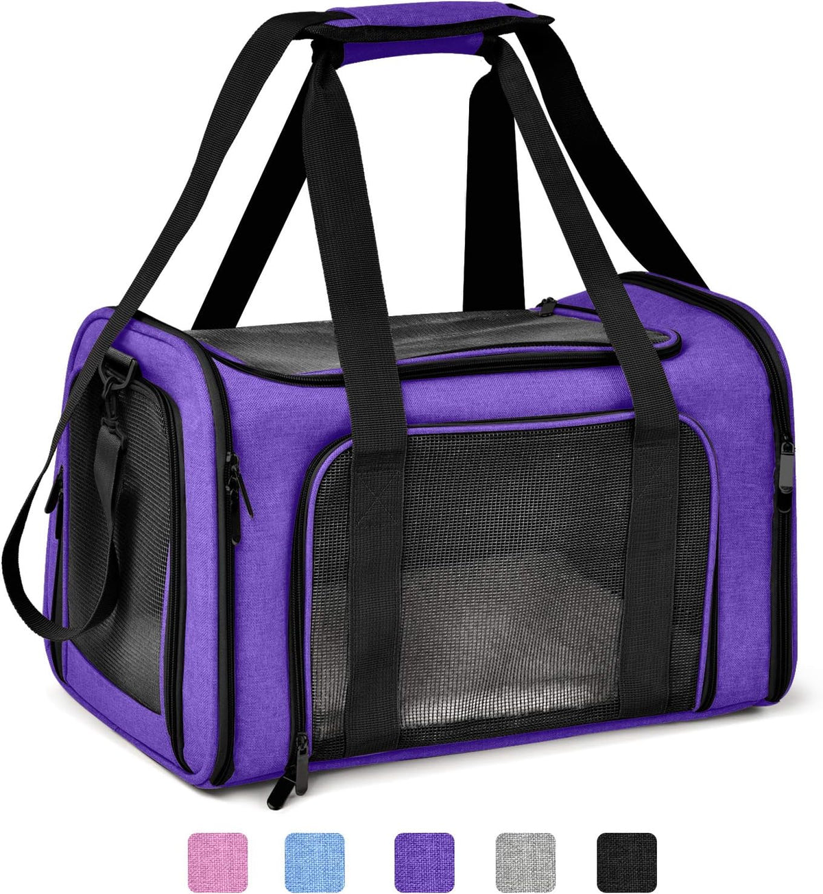 Large Cat Carriers Dog Carrier Pet Carrier for Large Cats Dogs Puppies up to 25Lbs, Big Dog Carrier