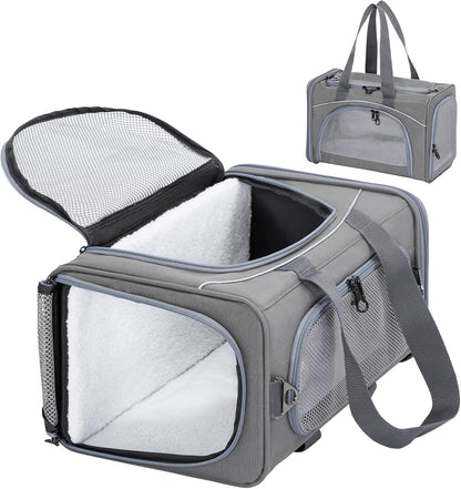 ‌Petsfit Airline Approved Pet Carrier for Small Cats, 16.5x8.6x11 TSA Approved Carrier, with