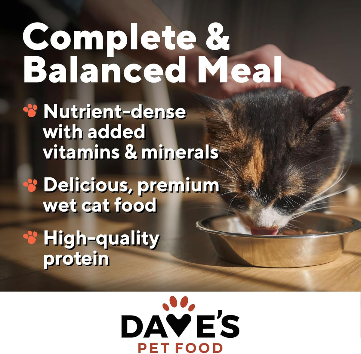 Dave's Pet Food Grain Free Wet Cat Food (Tuna & Chicken Dinner in Gravy), Naturally Healthy Canned